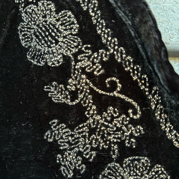 Denim and Supply Ralph Lauren Black Velvet top size L - Picture 2 of 6